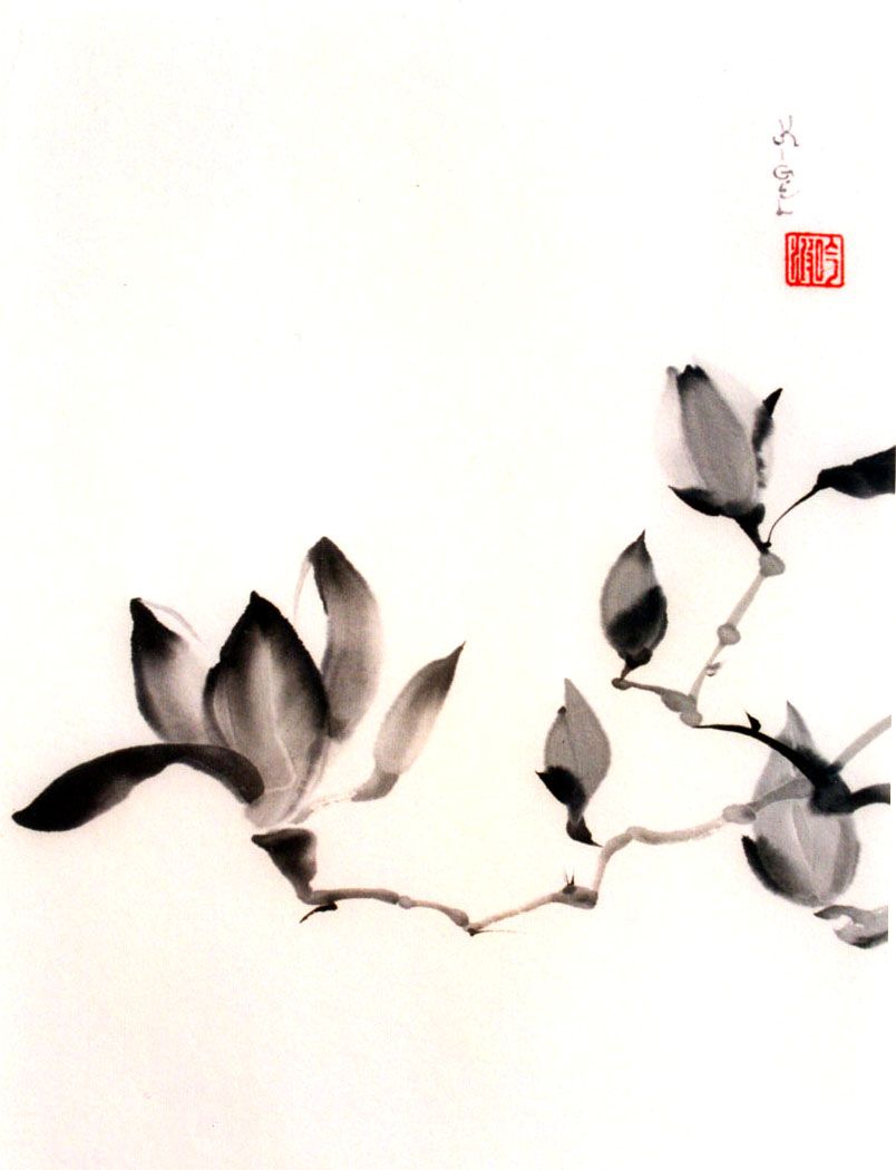 804x1050 Asian Ink Art Korean Watercolor Art Ink Art - Korean Watercolor