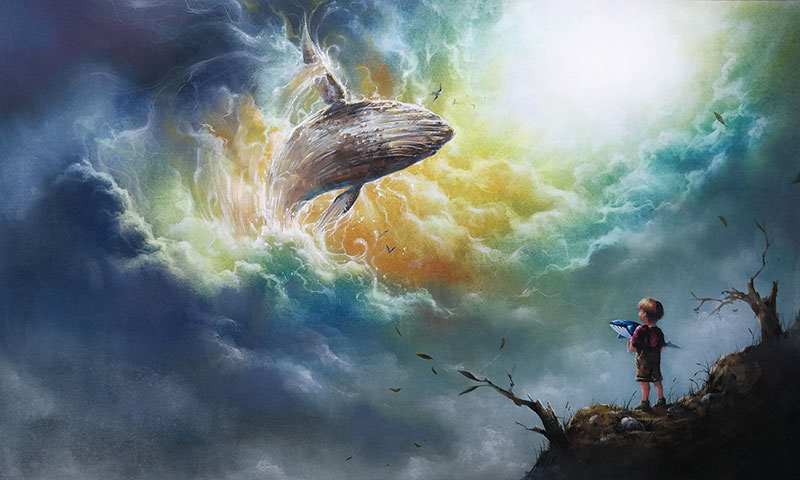 800x480 Beautiful Surreal Watercolor Paintings By Zazac Namoo Inspired - Korean Watercolor Paintings