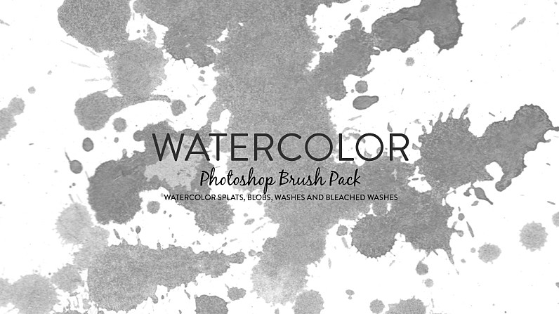 796x447 Watercolor Photoshop Brush Pack - Krita Watercolor