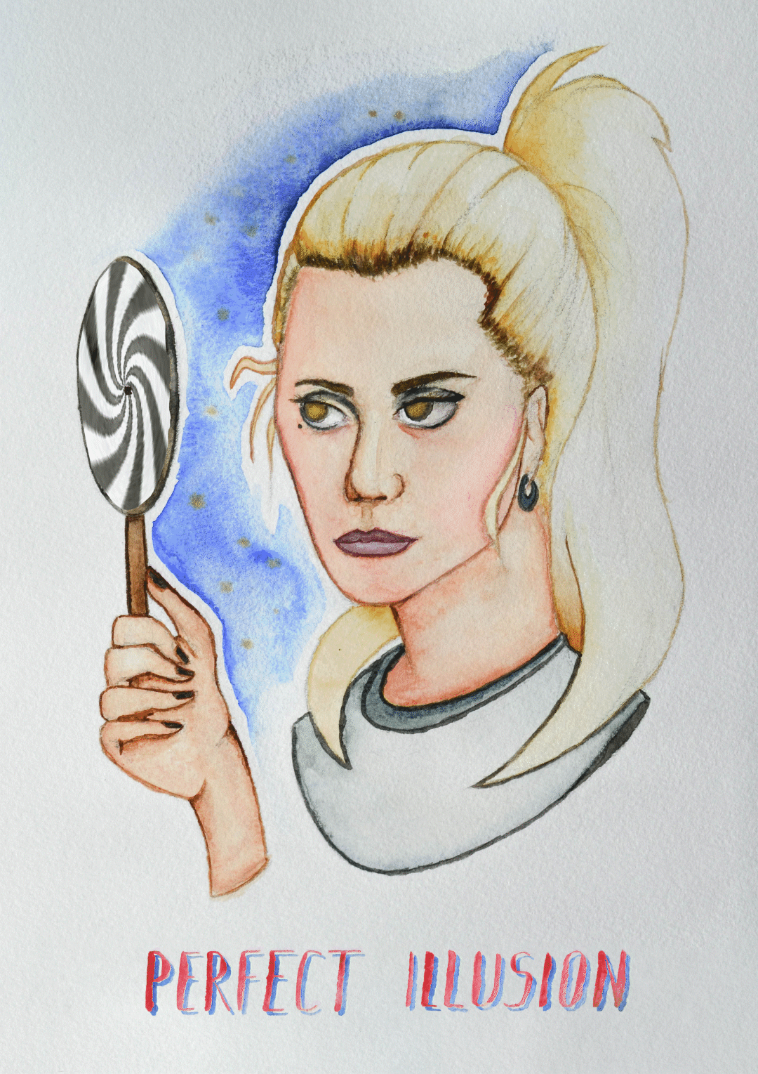 1080x1529 Lady Gaga - Lady Gaga Watercolor