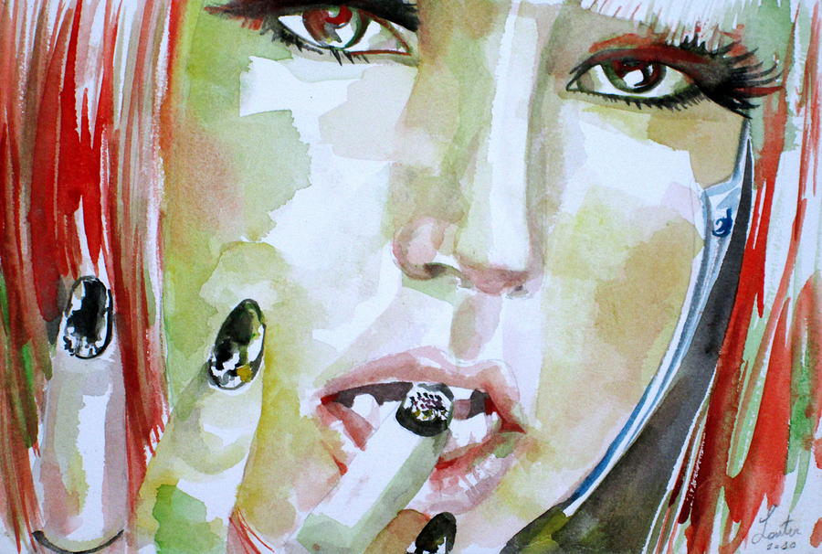 900x606 Lady Gaga - Lady Gaga Watercolor