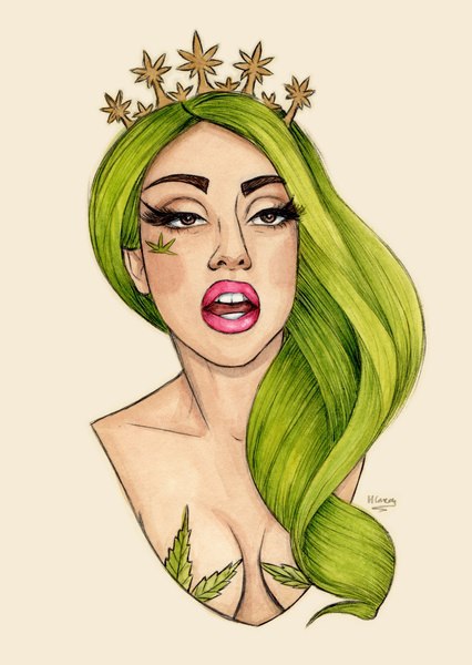 426x600 Lady Gaga Tumblr Uploaded By Michael Sorrentino - Lady Gaga Watercolor
