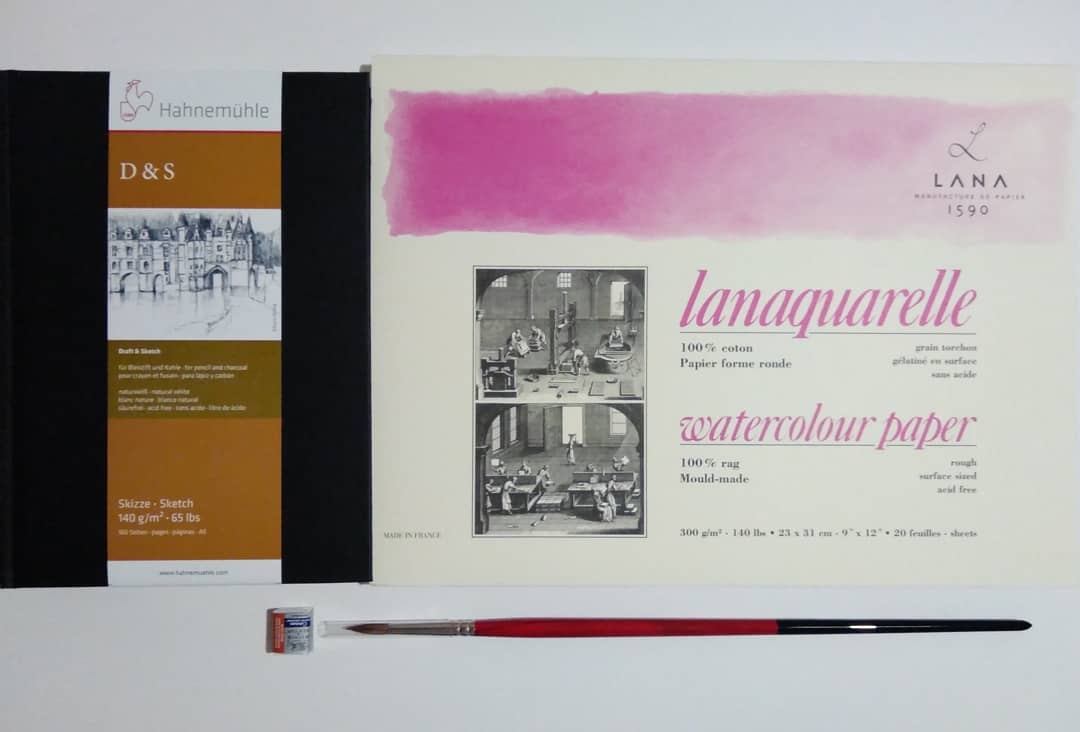 1080x732 Lanaquarelle - Lana Watercolor Paper