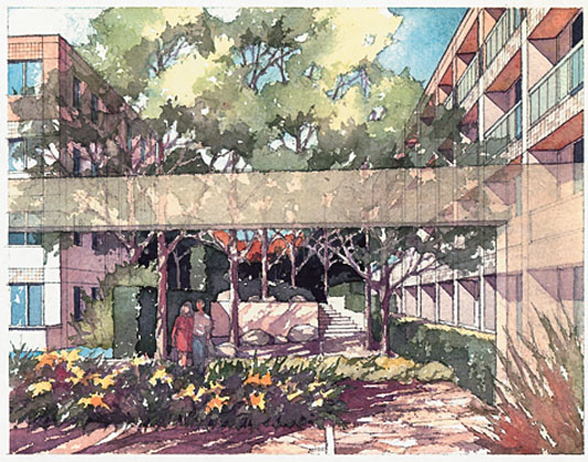 534x420 Architecture Products Image Architecture Watercolor - Landscape Architecture Watercolor