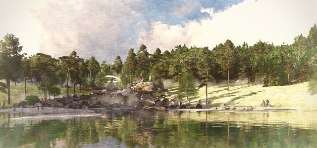 640x300 West 8 Urban Design Amp Landscape Architecture Projects Yongsan Park - Landscape Architecture Watercolor