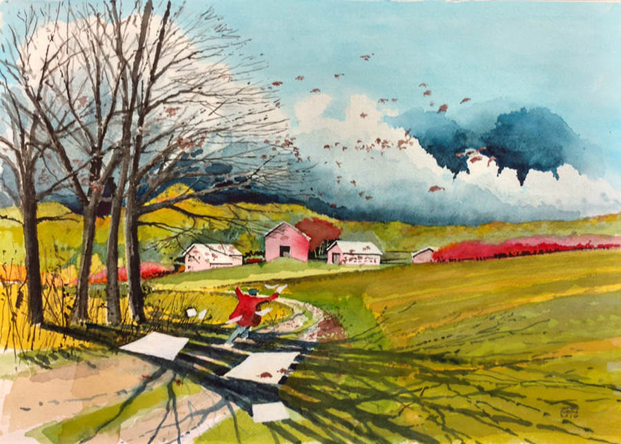 900x644 James Robinwatercolor And Landscape Architecture - Landscape Architecture Watercolor