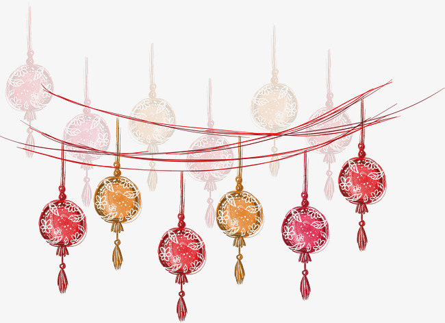 650x471 Watercolor Hand Painted Chinese Lantern, Watercolor Vector - Lantern Watercolor