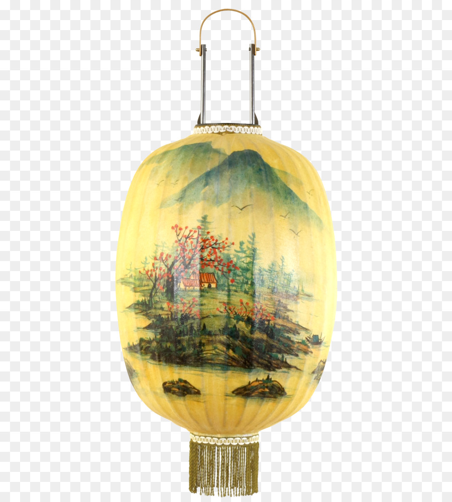 900x1000 Dragon And Tiger Pagodas Painting Makeup Brush Lantern - Lantern Watercolor