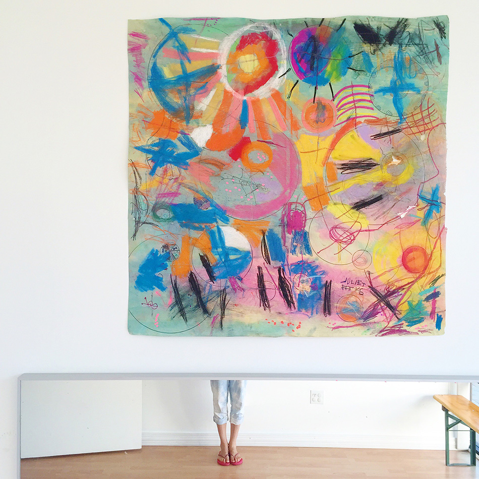 950x950 Large Scale Collaborative Murals For Kids - Large Scale Watercolor Painting