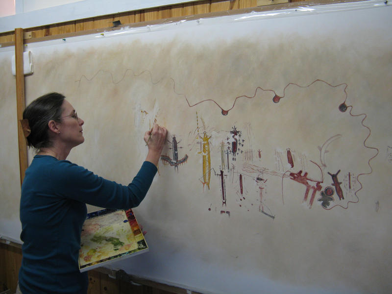 800x600 Lower Pecos Rock Art Recording And Preservation Project - Large Watercolor