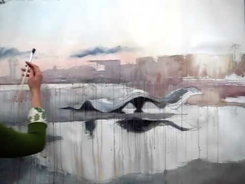 480x360 Watercolor Sky Demo - Large Watercolor