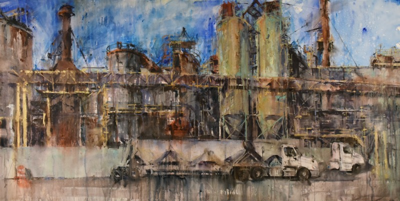 800x402 Sophisticated Chaos With Daniel Smith Watercolors, Step By Step - Large Watercolor Art