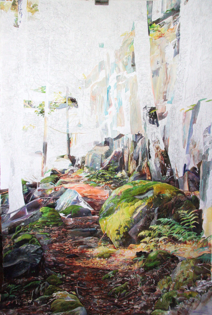 689x1024 Creating Depth In Large Scale Watercolor Paintings - Large Watercolor Art