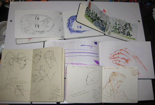 600x407 Fueled By Clouds Amp Coffee Archive Of Art Materials And Sketch Kits - Large Watercolor Art