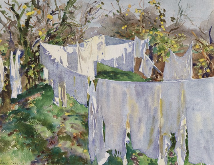 750x579 Sargent Watercolors Light And Shadow Gary Tucker Watercolorist - Laundry Watercolor