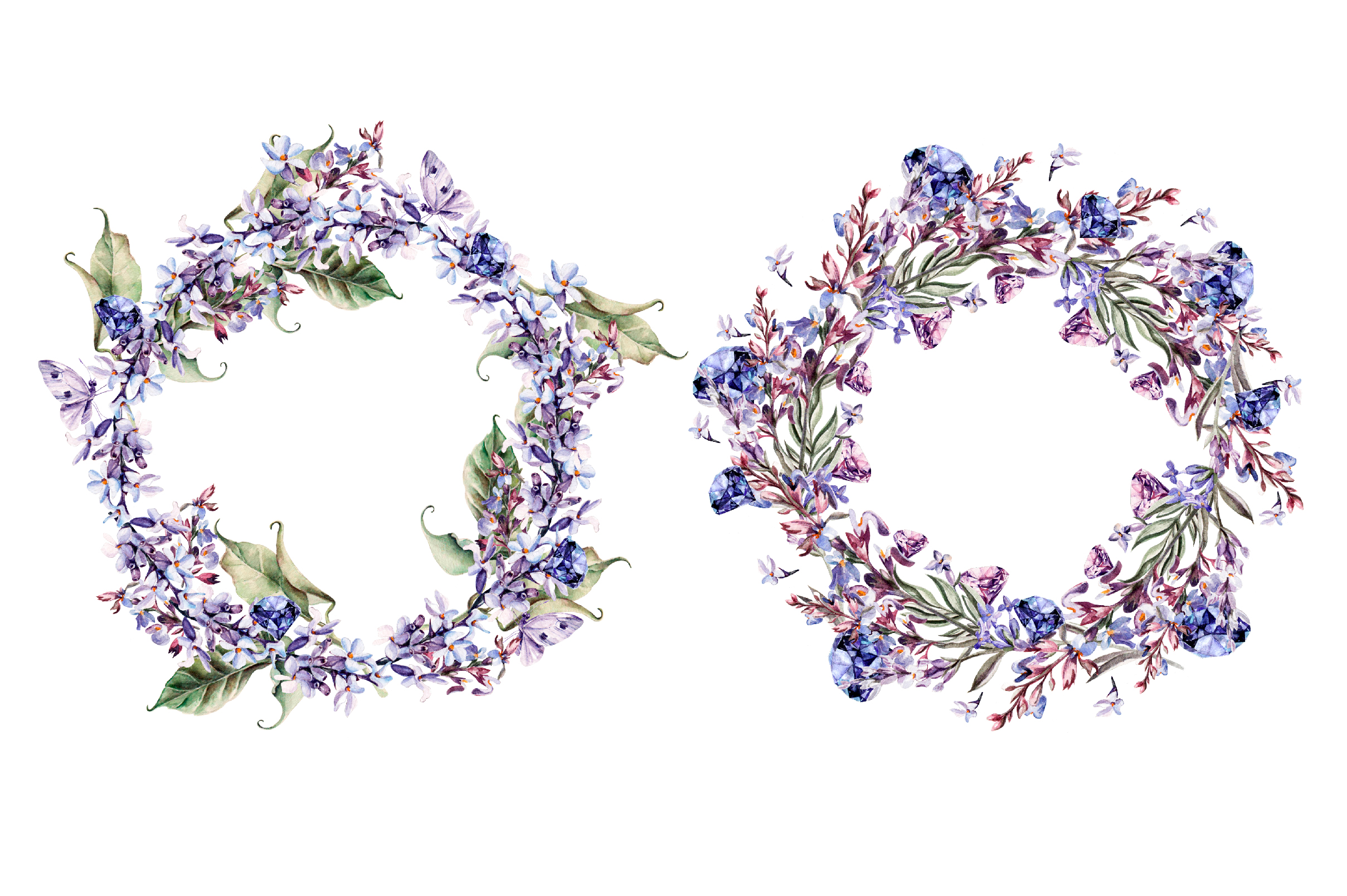 2417x1608 Beautiful Watercolor Lavender - Lavender Watercolor