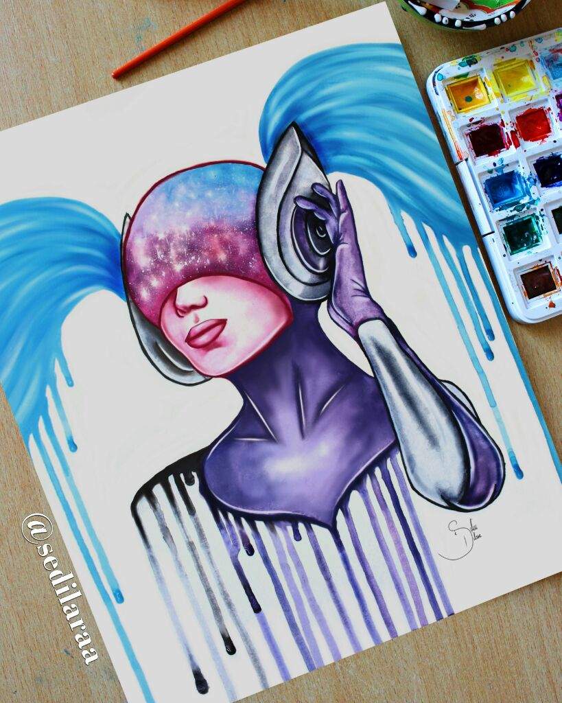 819x1024 Dj Sona - League Of Legends Watercolor