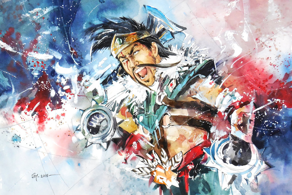 1024x686 League Of Legends - League Of Legends Watercolor