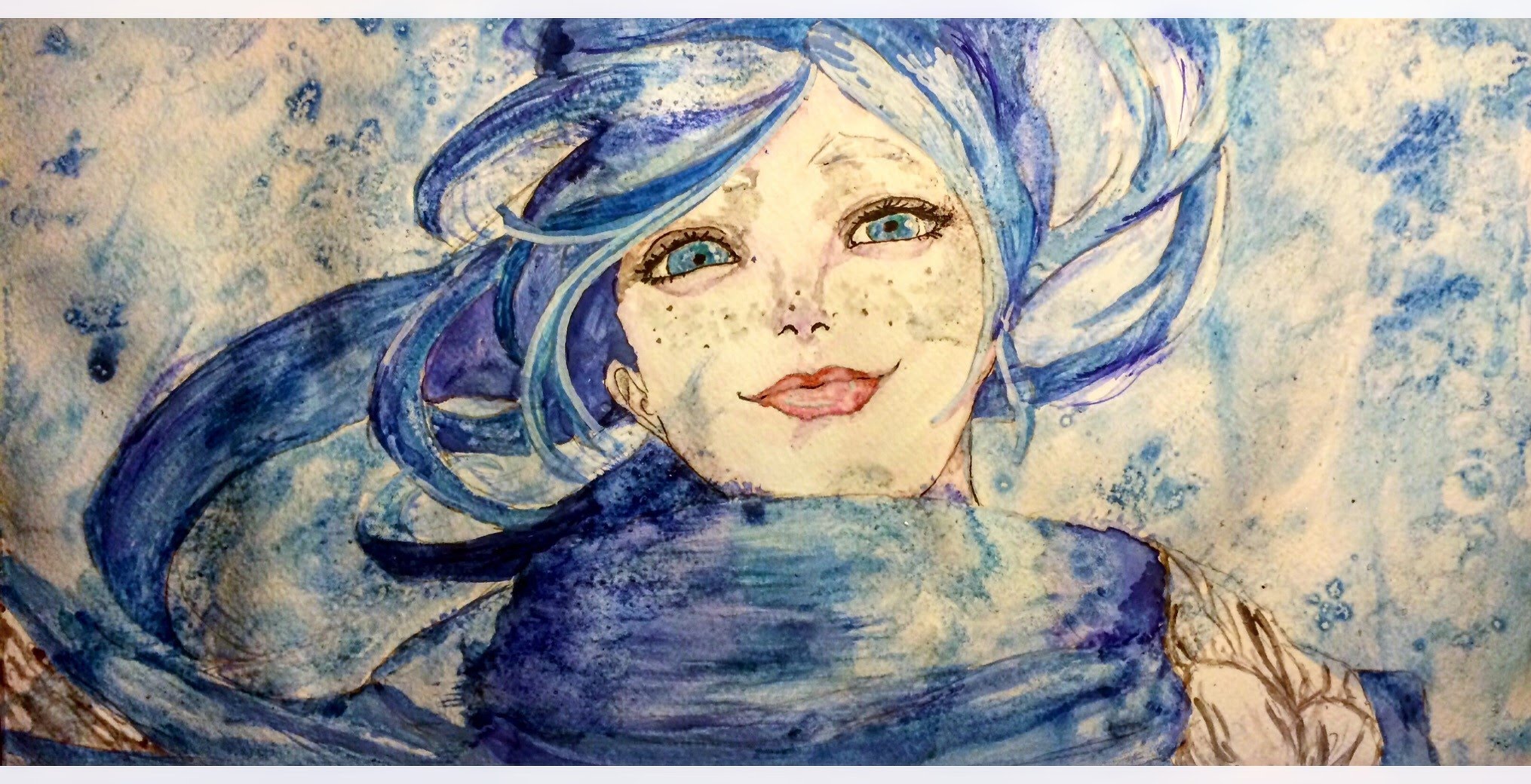 2030x1040 Watercolor Taliyah ( League Of Legends ) - League Of Legends Watercolor