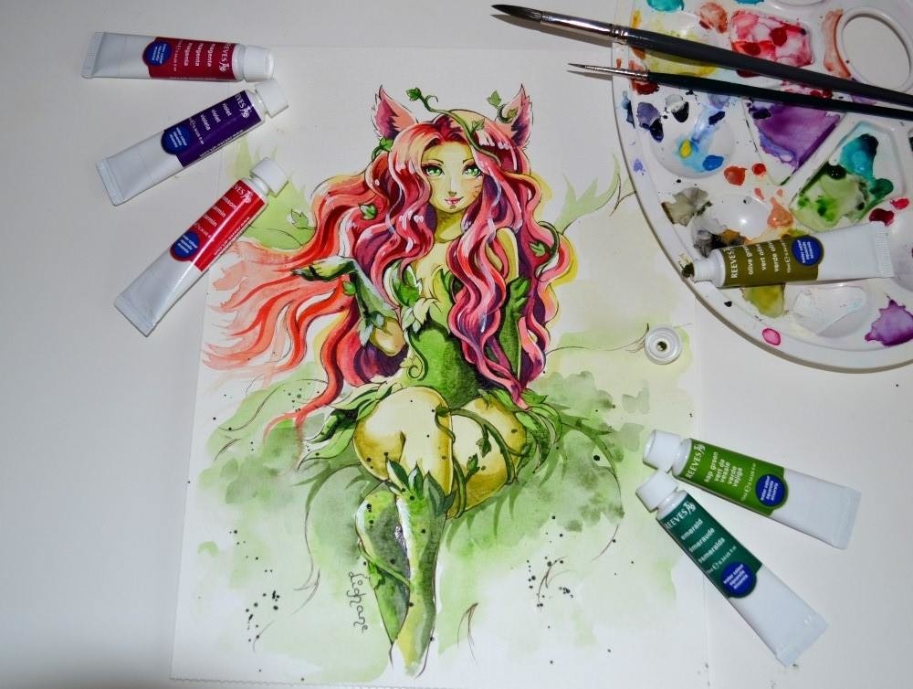 1000x754 Artstation - League Of Legends Watercolor