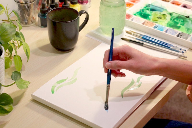 800x533 Watercolor Tutorial Lesson One Learn To Paint A Free Form - Learn Watercolor