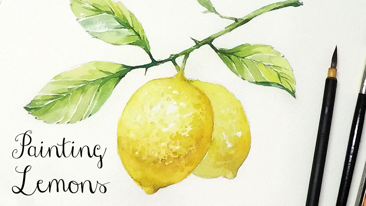 1280x720 Painting Lemons - Lemon Watercolor