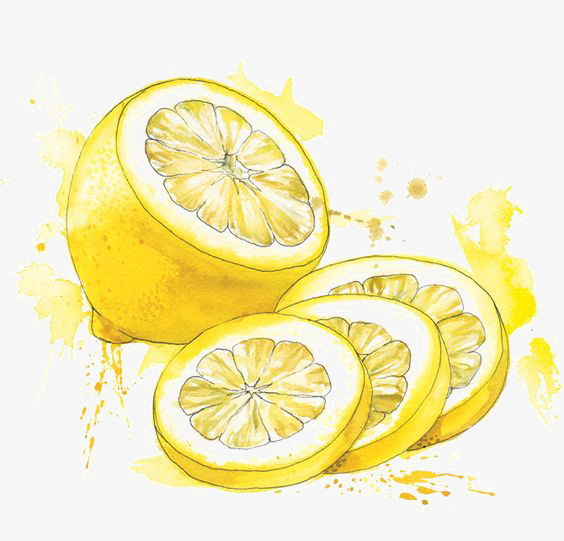 564x541 Watercolor Lemon, Watercolor Clipart, Lemon Clipart, Creative - Lemon Watercolor