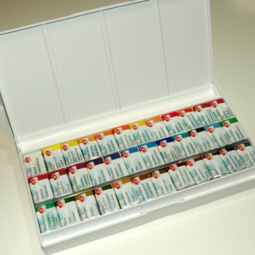 500x500 36 Watercolor St.petersburg White Night Palette Russia By Saint - Leningrad Watercolor