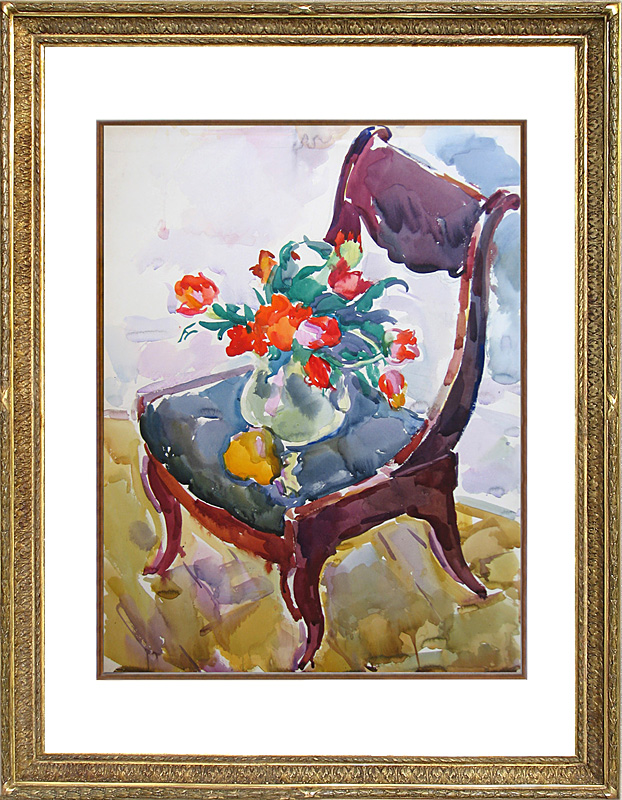 622x800 Search Art For Sale Evgenia Antipova (1917 2009) - Leningrad Watercolor