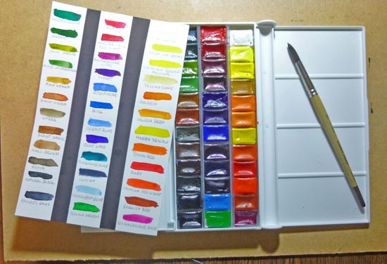 550x376 Unboxing The St. Petersburg White Nights Watercolor Set - Leningrad Watercolor