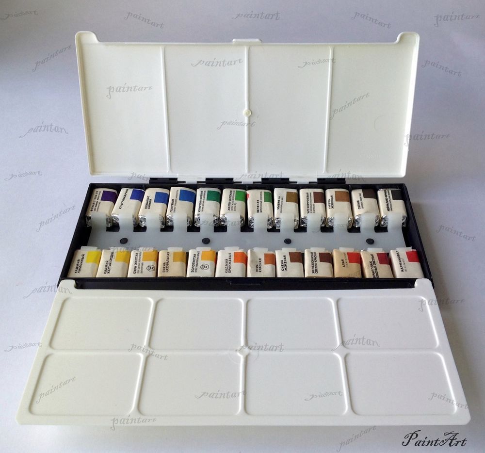 1000x934 White Nights Leningrad Watercolor Set 24 Pans 2.5 Ml.st.petersburg - Leningrad Watercolor
