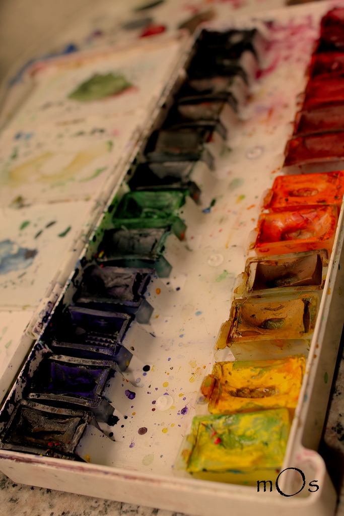 683x1024 Leningrad..... Watercolor Elf Mole - Leningrad Watercolor