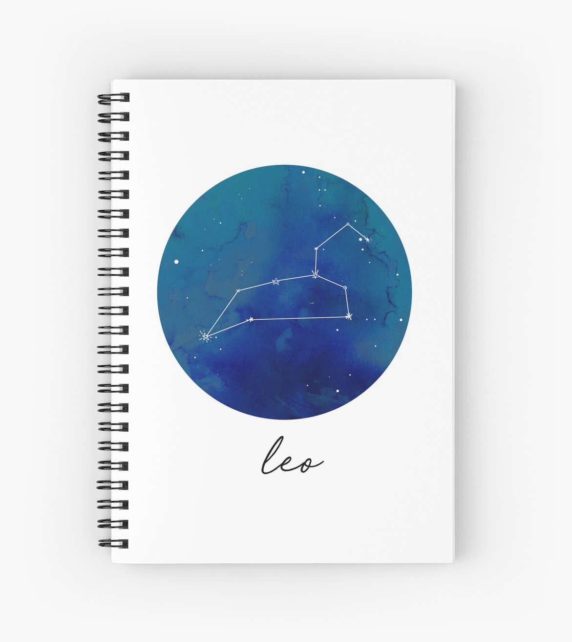 1171x1313 Leo Watercolor Zodiac Constellation Spiral Notebooks By - Leo Watercolor