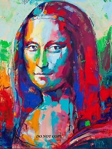 226x300 Mona Lisa A4 Glossy Photo Poster 11.25 X 8.25 Leonardo Da Vinci - Leonardo Da Vinci Watercolor