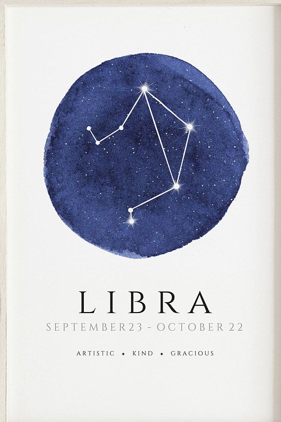 570x856 Libra Watercolour Hand Made Zodiac Print Kids Room Nursery Bird - Libra Watercolor