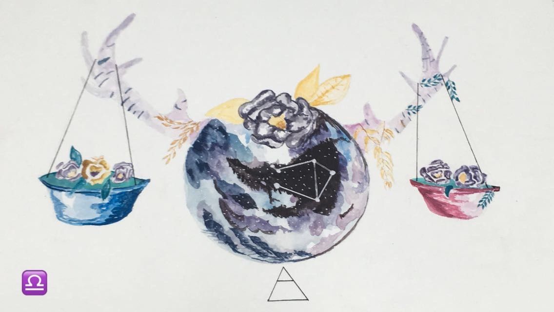 1136x640 Watercolor (Libra). Work (2016 2017 - Libra Watercolor