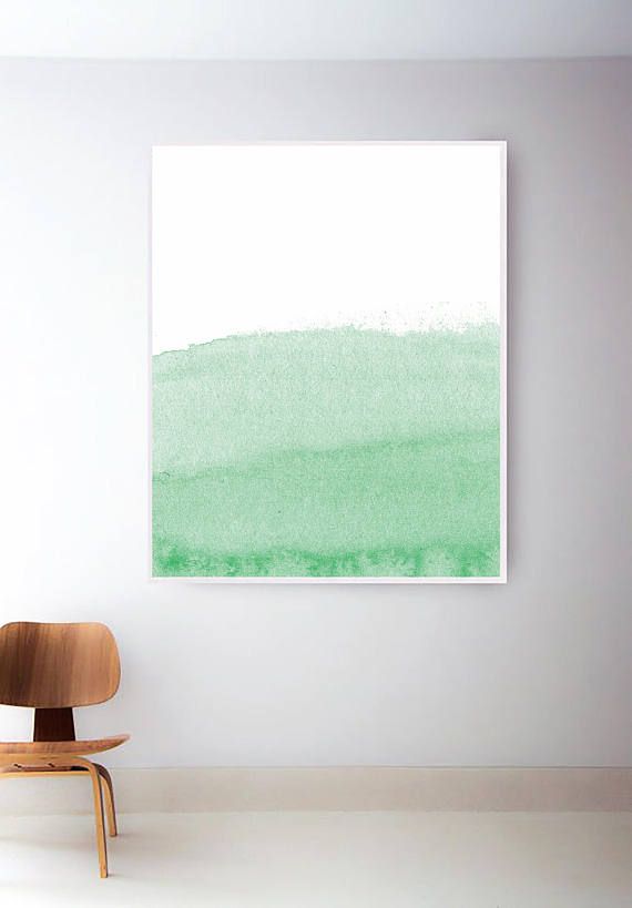570x819 Light Green Print. Printable Green Watercolor Prints. Green Wall - Light Green Watercolor