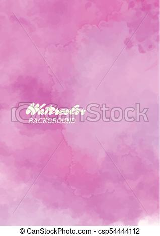 318x470 Light Pink Watercolor Paper Background. Abstract Vector Illustration. - Light Pink Watercolor