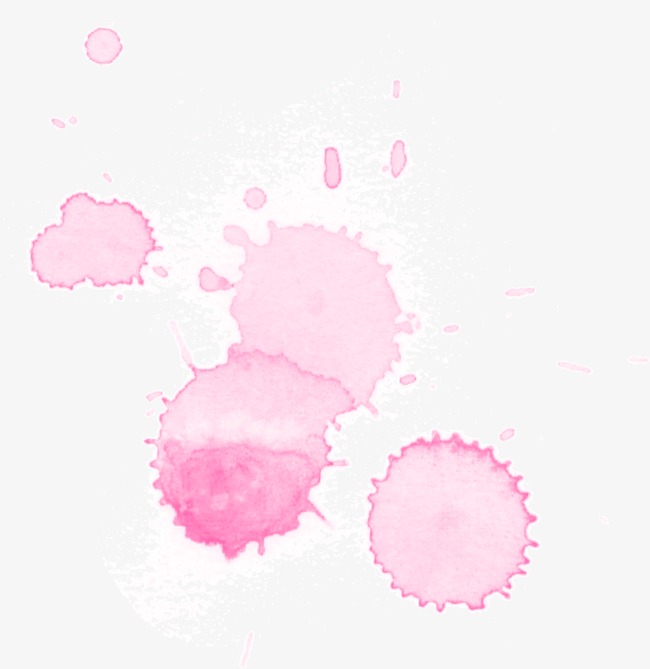 650x669 Pale Pink Watercolor Marks, Watercolor Clipart, Light Pink - Light Pink Watercolor