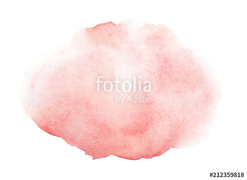 500x365 Watercolor Creative Light Red Brush Stroke Stock Photo And - Light Red Watercolor