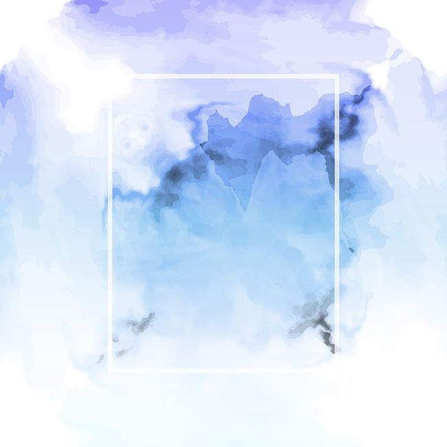 650x650 Simple Light Blue Ink Watercolor Background, Simple, Watercolor - Light Watercolor