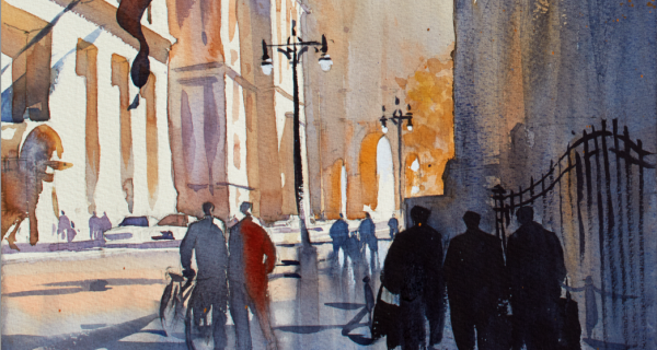 600x320 Capturing Light In Watercolor How To Paint Cities - Light Watercolor