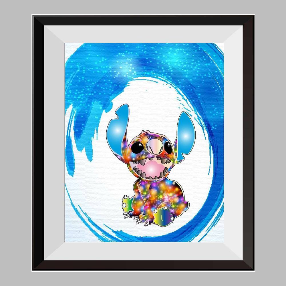 1000x1000 Lilo And Stitch Ohana Stitch Tattoo Watercolor Print Nursery Decor - Lilo And Stitch Watercolor
