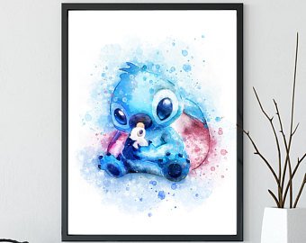 Lilo And Stitch Watercolor at PaintingValley.com | Explore collection ...