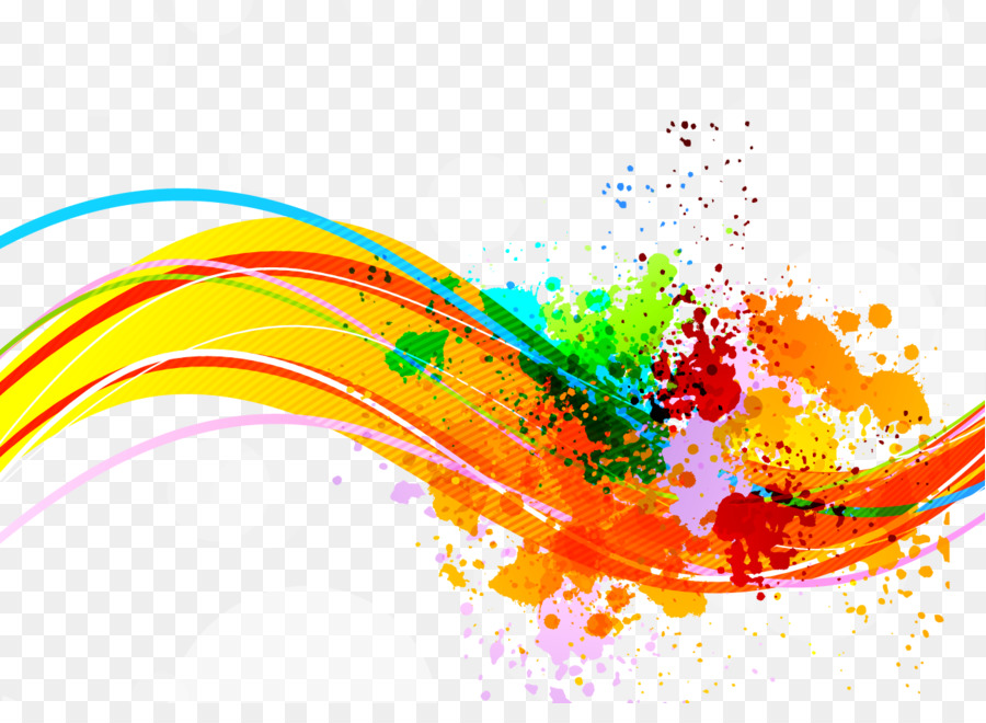 900x660 Ink Watercolor Painting - Line Watercolor