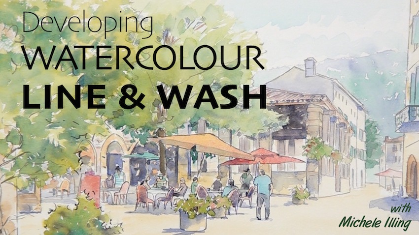 850x478 Developing Watercolour Line Amp Wash Arttutor - Line Watercolor