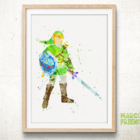 200x200 Ouija Board - Link Watercolor