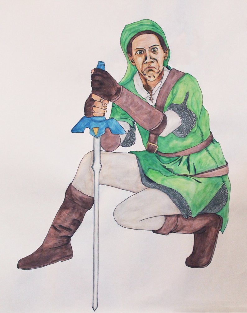 795x1005 Watercolor Link By Jupiterlight28 - Link Watercolor