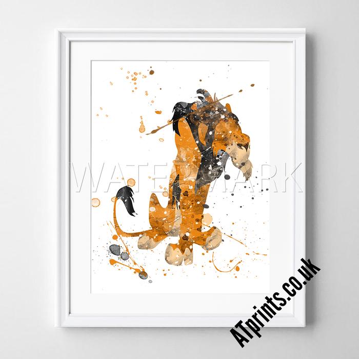 700x700 The Lion King - Lion King Watercolor