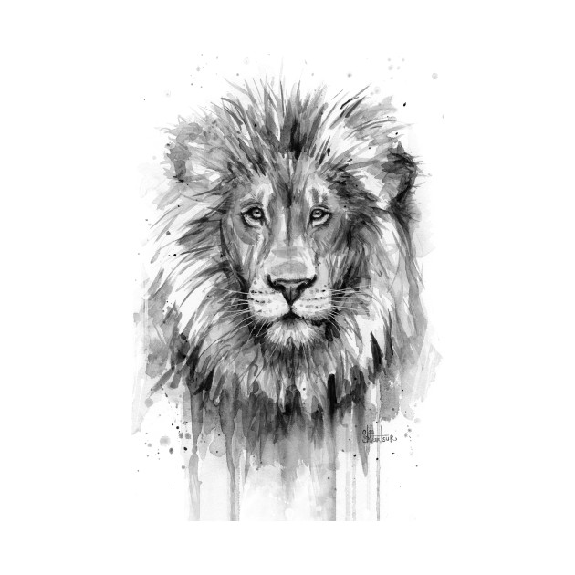 630x630 Lion Watercolor - Lion Watercolor